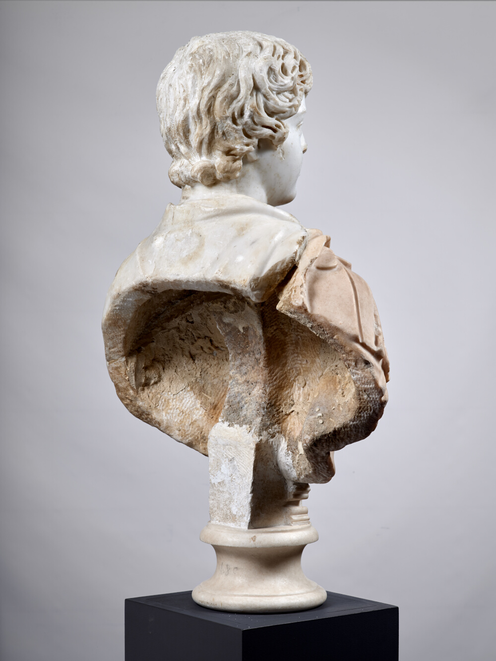 Bust of Caracalla as a child wearing a cuirass