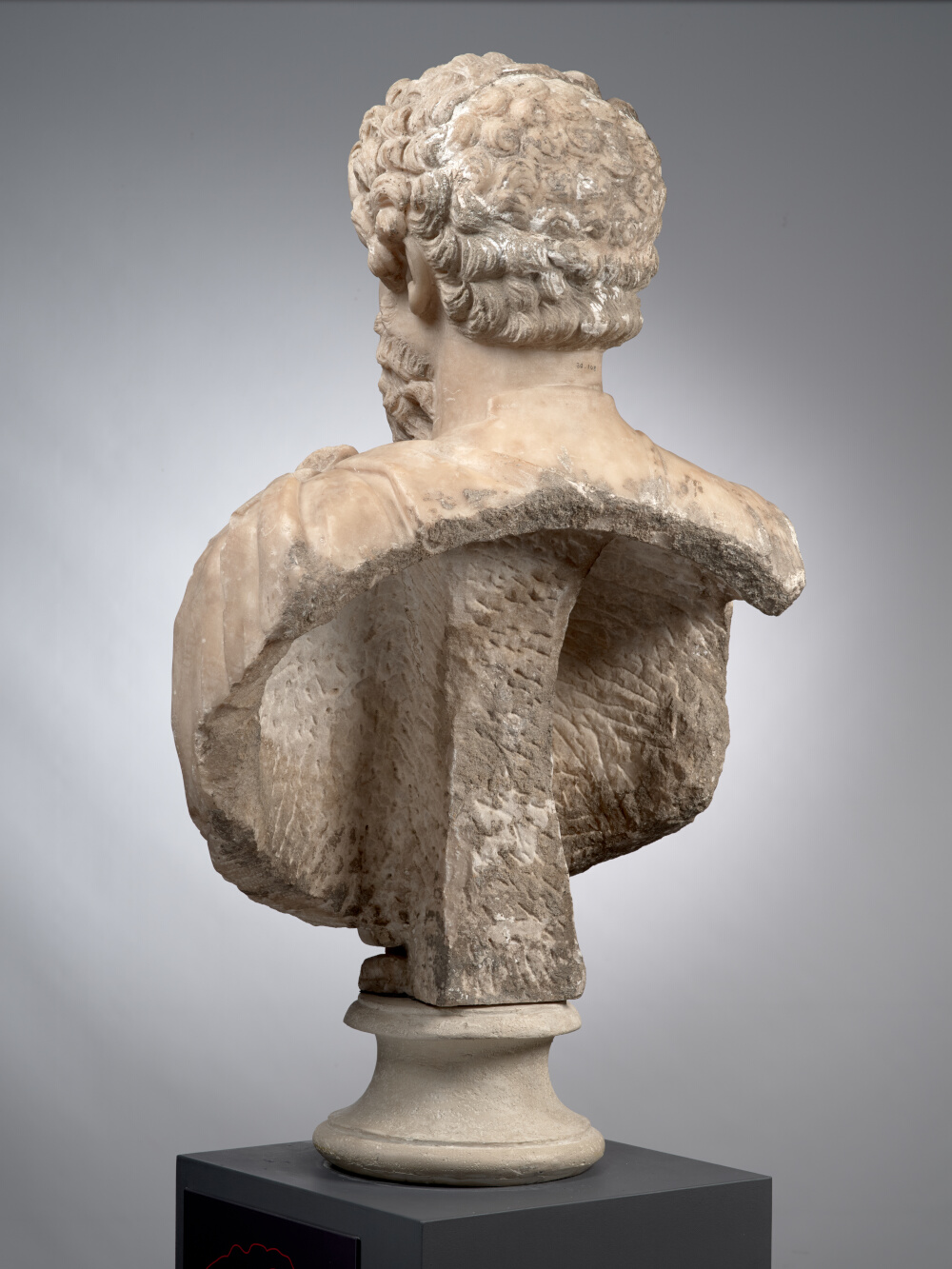 Bust of Marcus Aurelius, older and wearing a cuirass