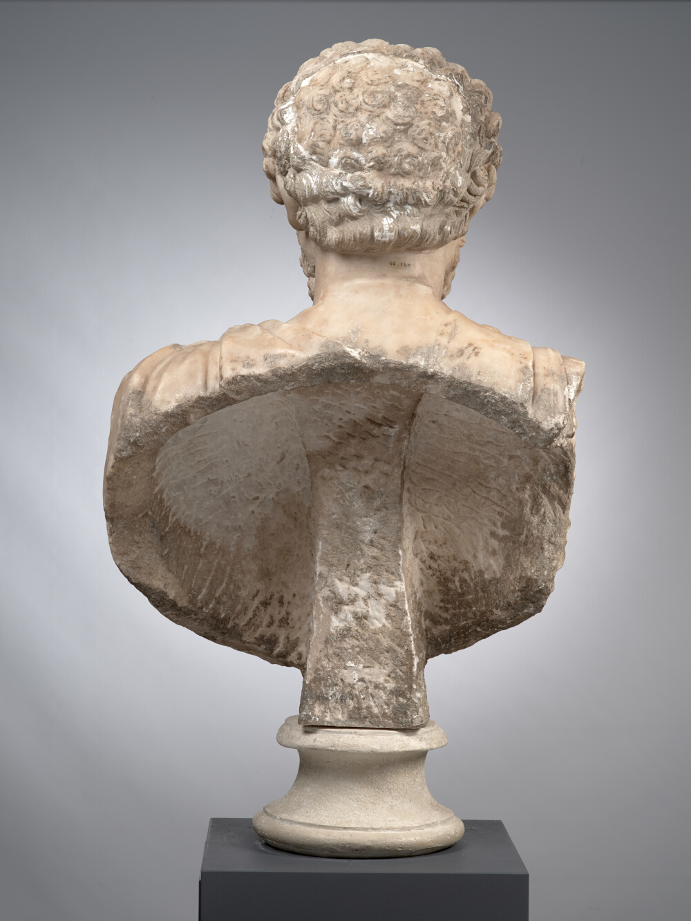 Bust of Marcus Aurelius, older and wearing a cuirass